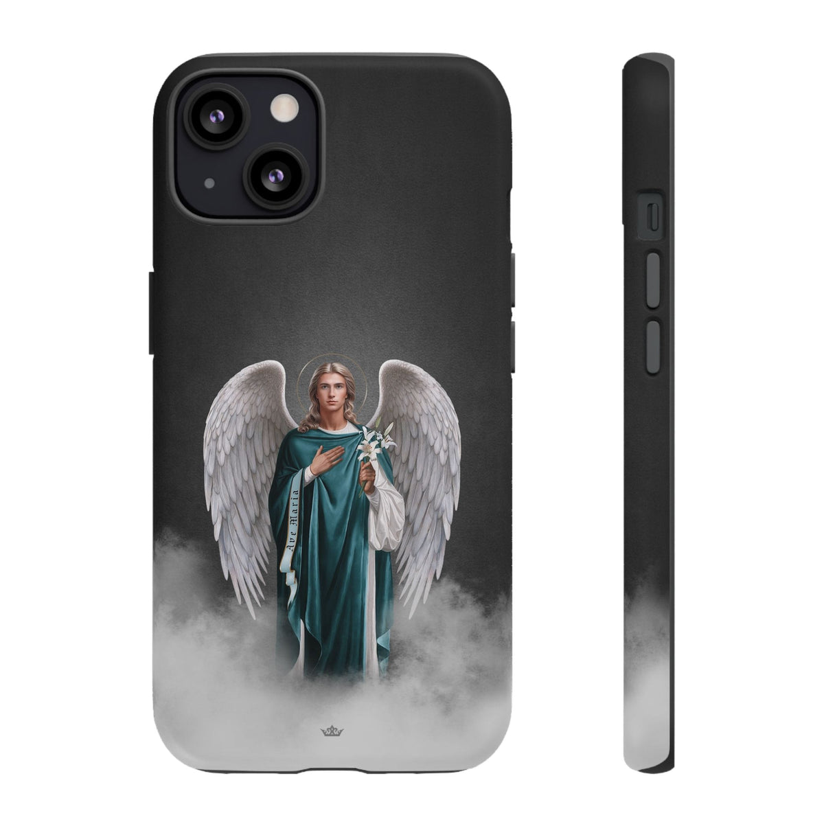 St. Gabriel the Archangel Hard Phone Case (Dark) Copyright VENXARA