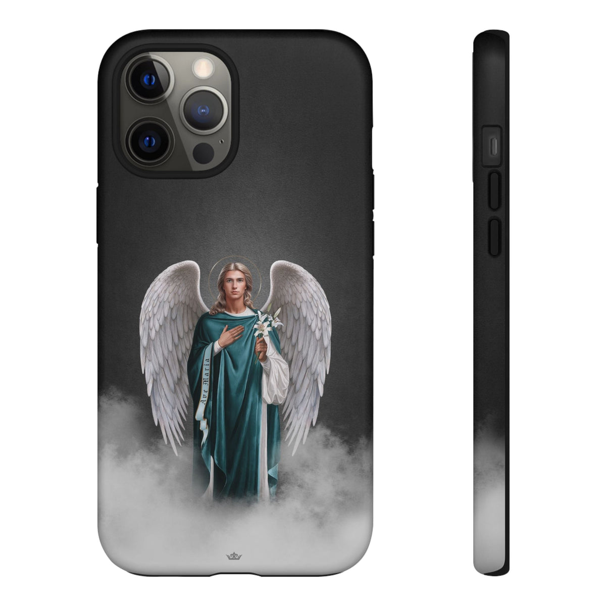 St. Gabriel the Archangel Hard Phone Case (Dark) Copyright VENXARA
