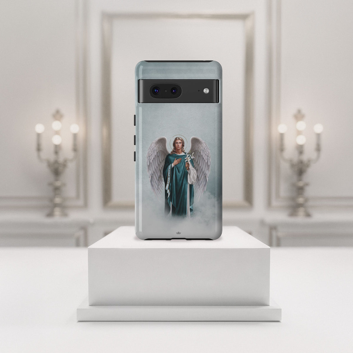 St. Gabriel the Archangel Hard Phone Case (Heavenly) Copyright VENXARA
