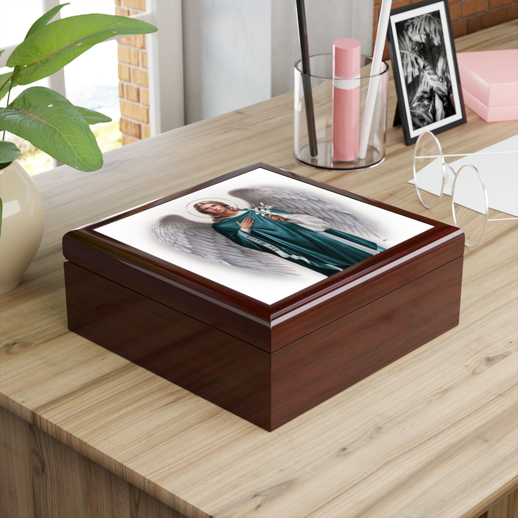St. Gabriel the Archangel Keepsake Box - VENXARA®