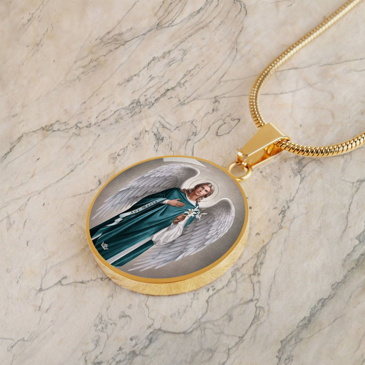 St. Gabriel the Archangel Pendant Necklace Copyright VENXARA