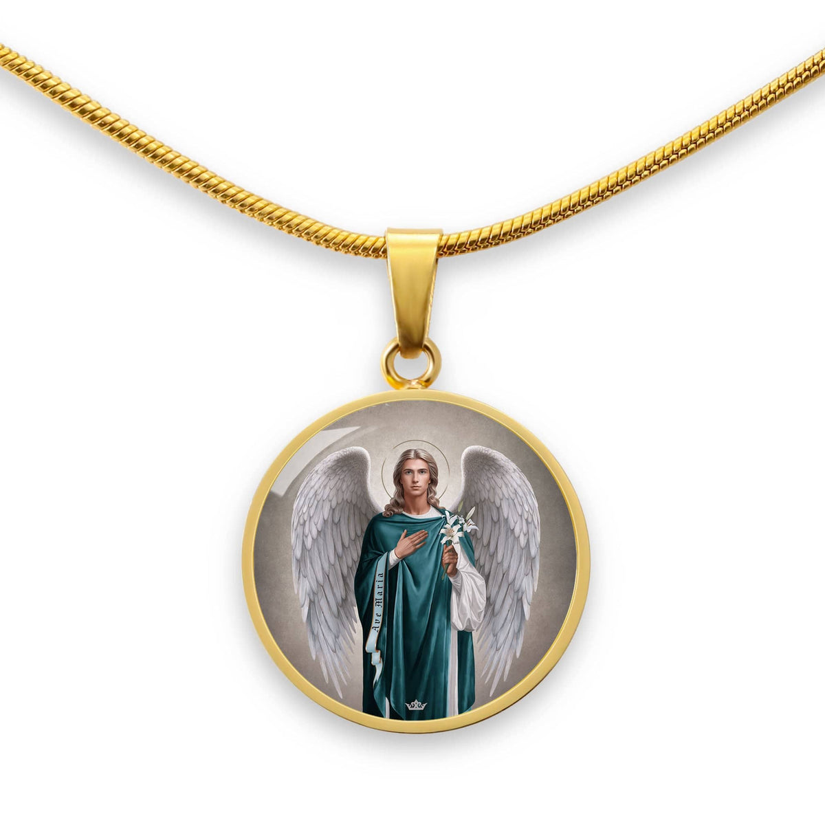 St. Gabriel the Archangel Pendant Necklace Copyright VENXARA