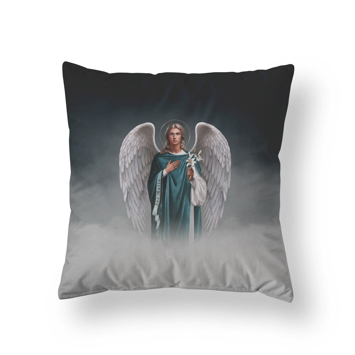 St. Gabriel the Archangel Pillow (Cloudscape) Copyright VENXARA