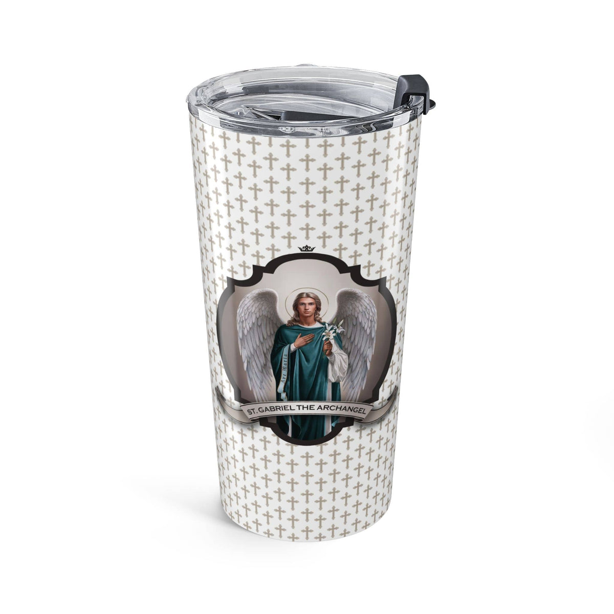St. Gabriel the Archangel Tumbler (Crosses 20 oz) Copyright VENXARA