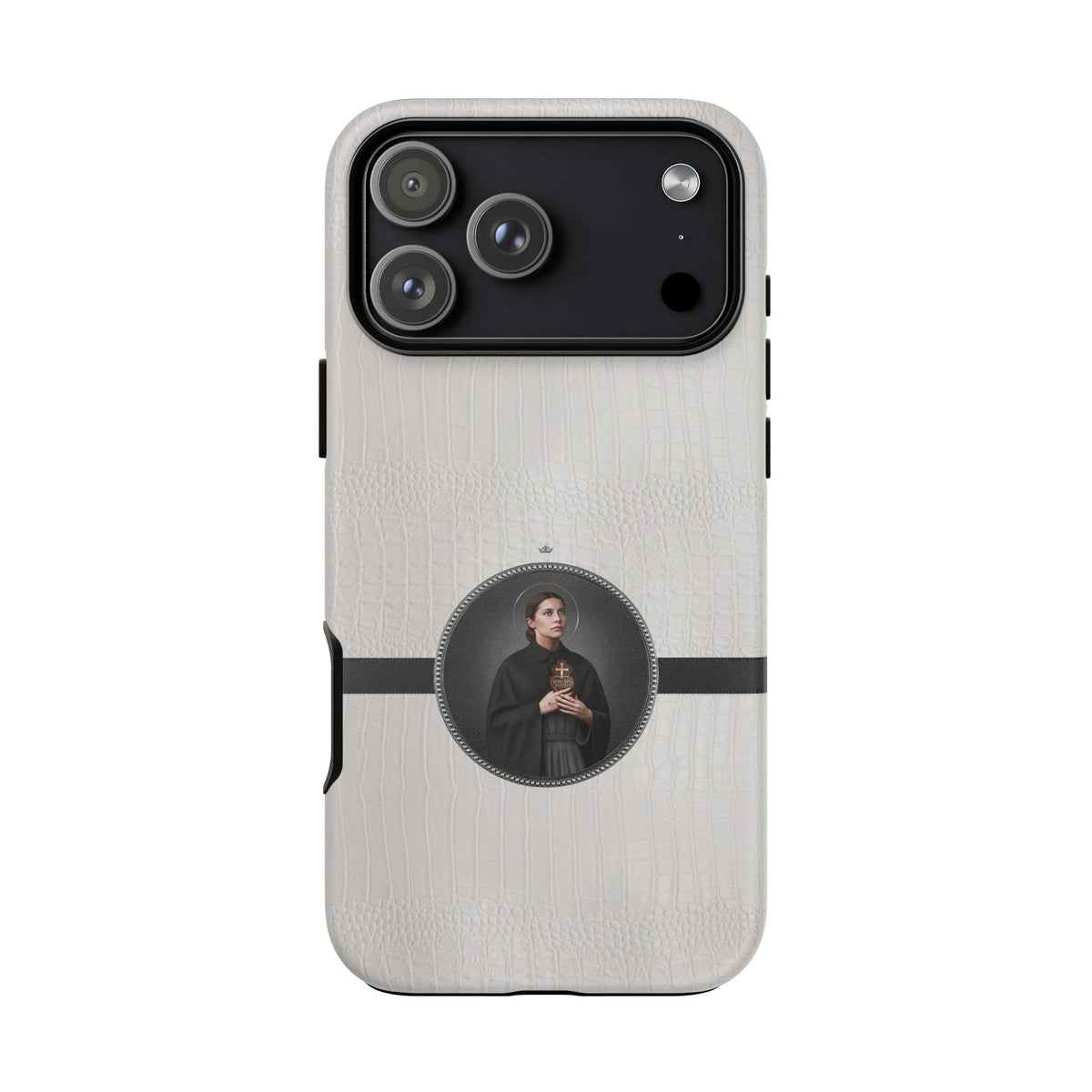St. Gemma Galgani Hard Phone Case (Blanc Croc) Copyright VENXARA