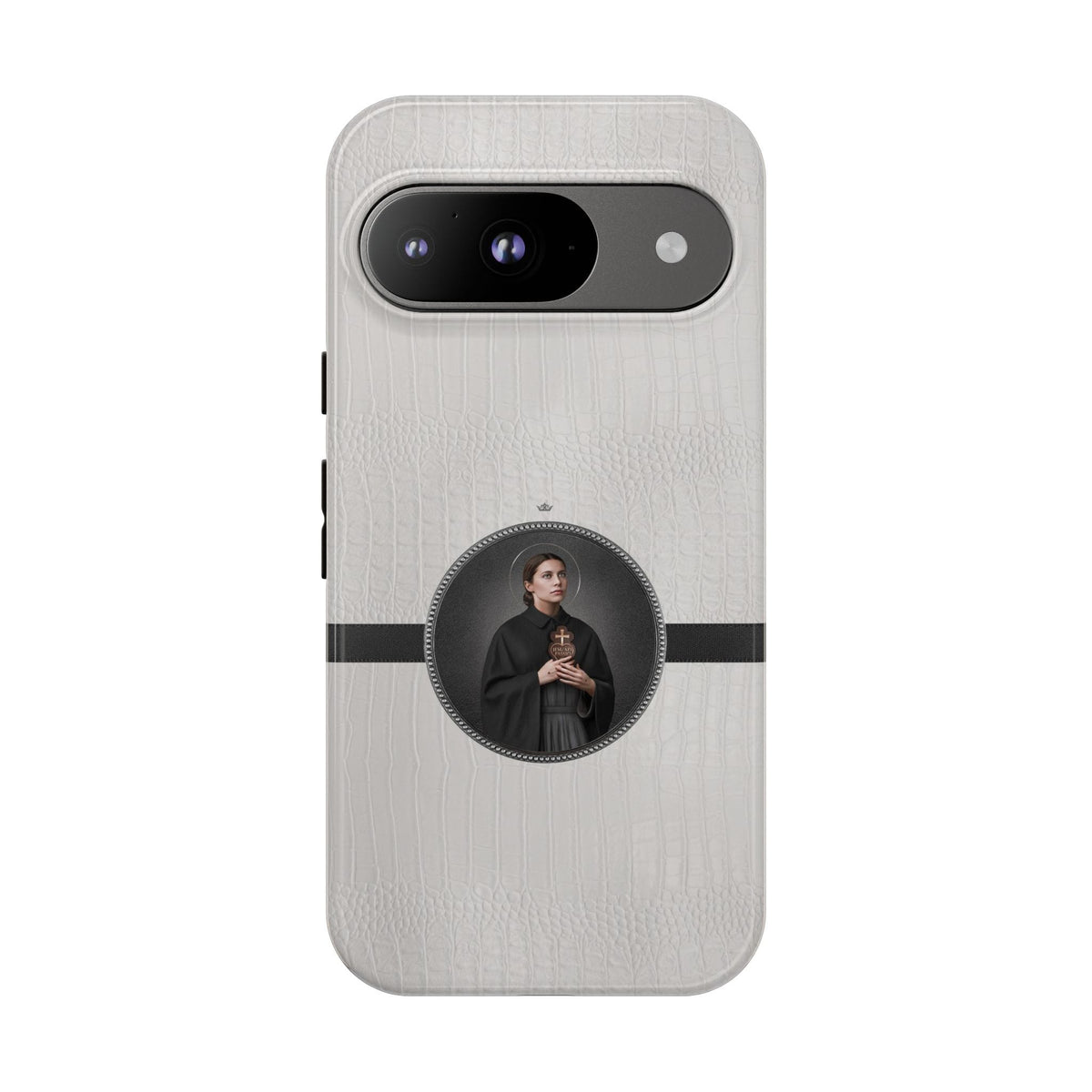 St. Gemma Galgani Hard Phone Case (Blanc Croc) Copyright VENXARA