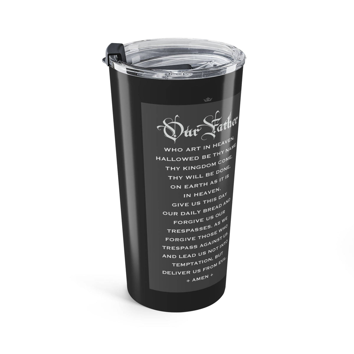 St. Gemma Galgani Lord's Prayer Tumbler (Ash 20 oz) Copyright VENXARA