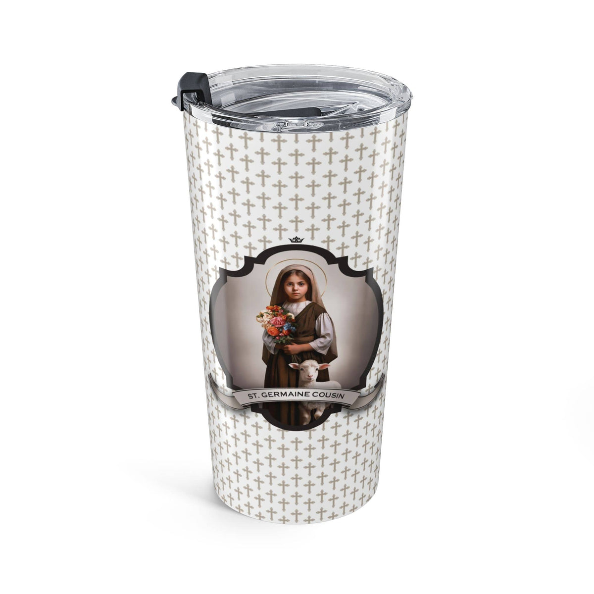 St. Germaine Cousin Tumbler (Crosses 20 oz) Copyright VENXARA