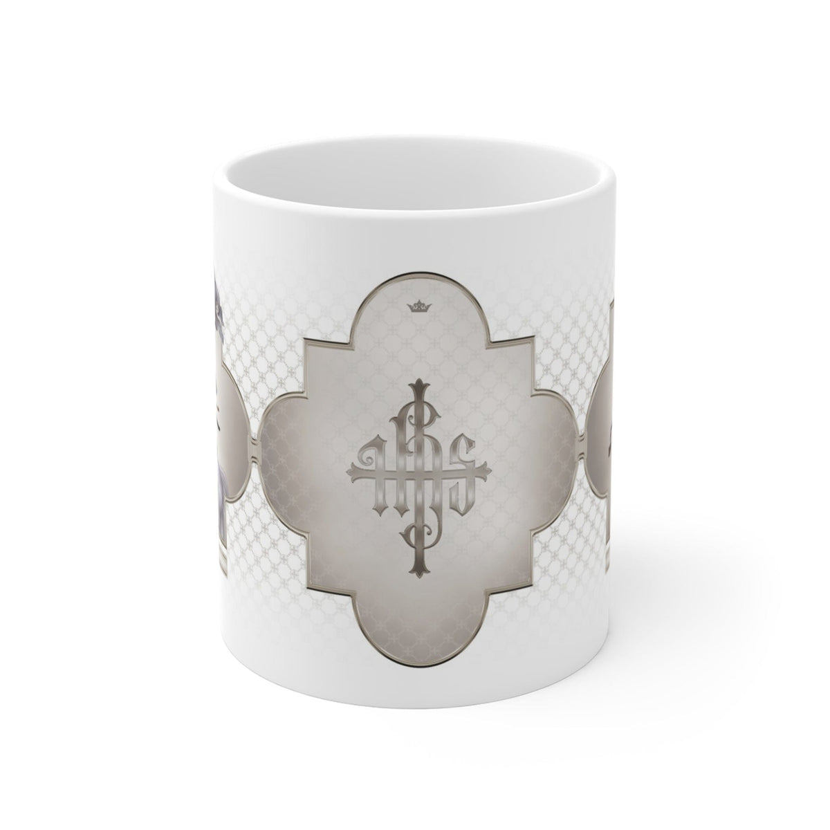 St. Joan of Arc Ceramic Mug (White 11 oz) Copyright VENXARA