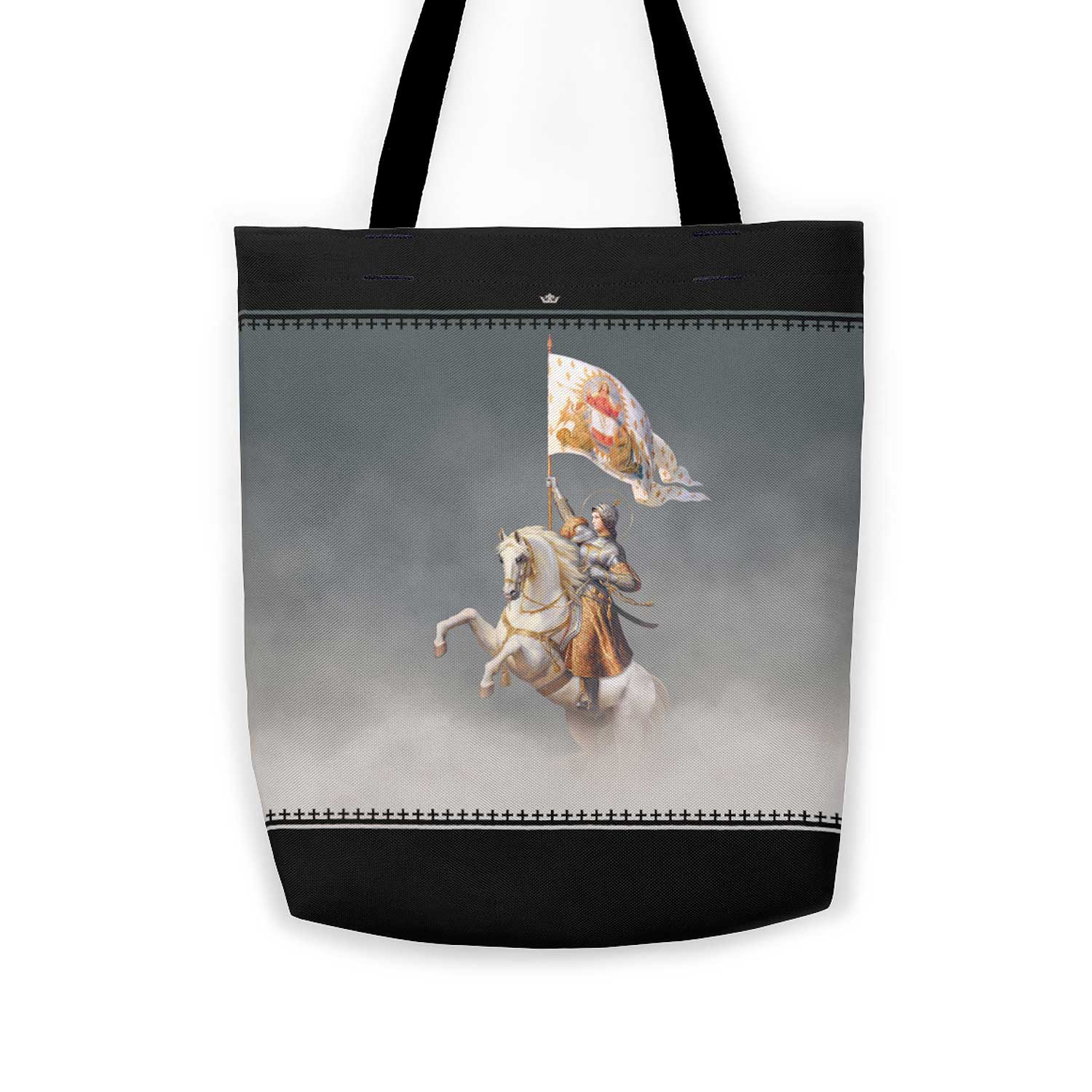 St. Joan of Arc In Battle Canvas Tote Bag - VENXARA®