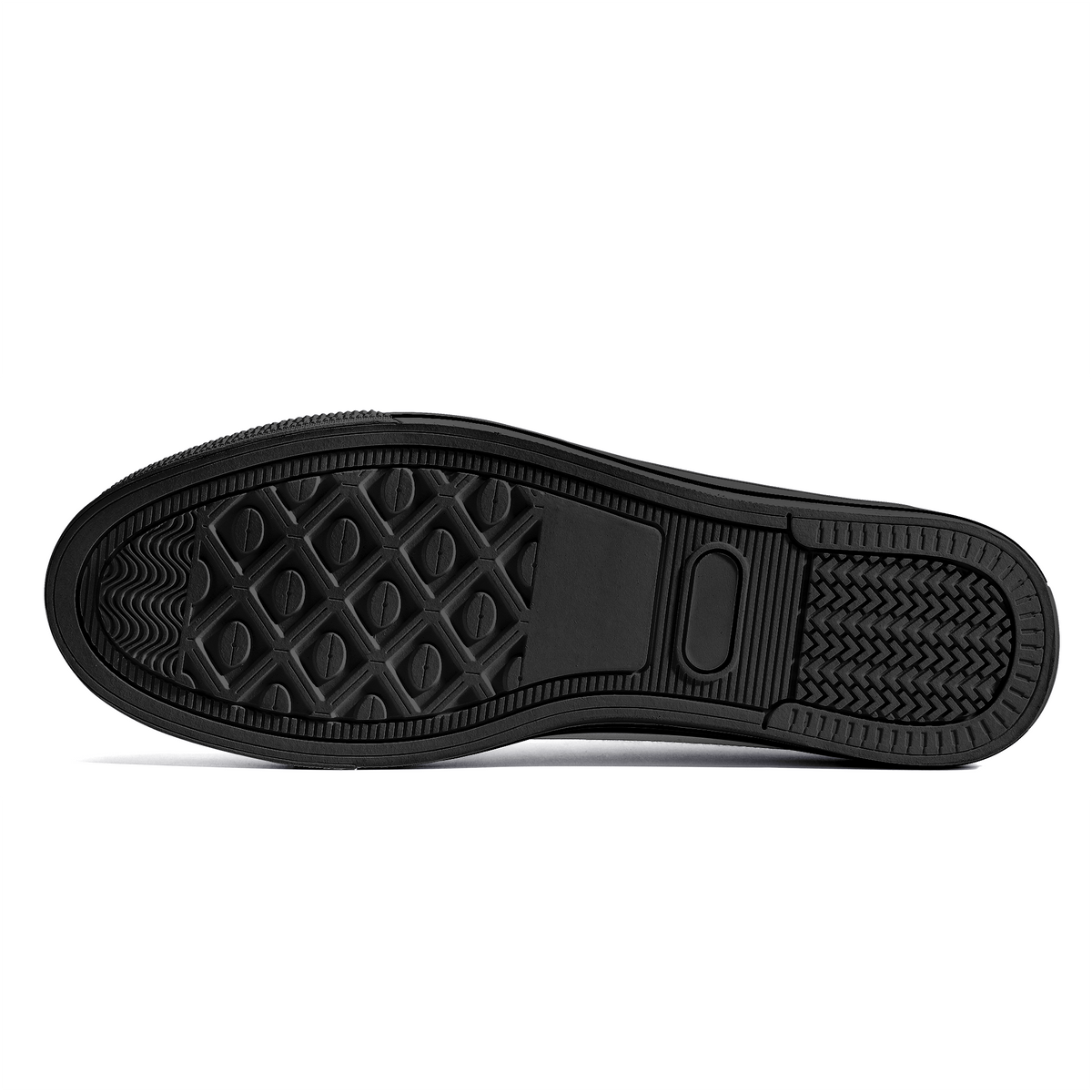 St. Joan of Arc in Battle Comfort Canvas High Top Shoes (Black/Black) Copyright VENXARA