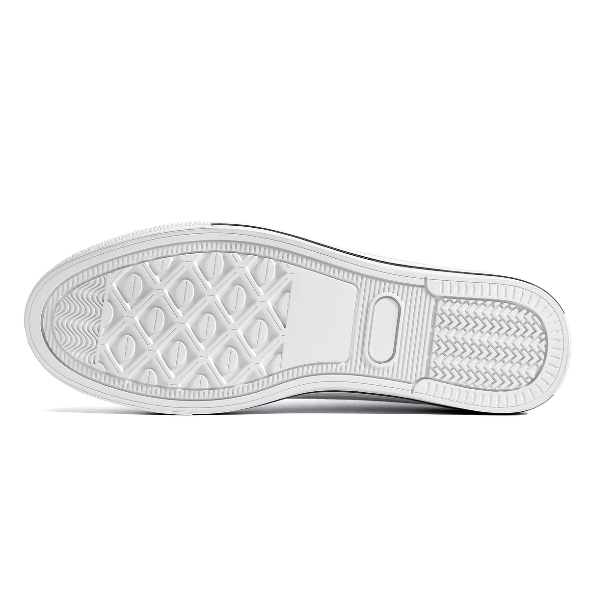St. Joan of Arc in Battle Comfort Canvas High Top Shoes (White/White) Copyright VENXARA