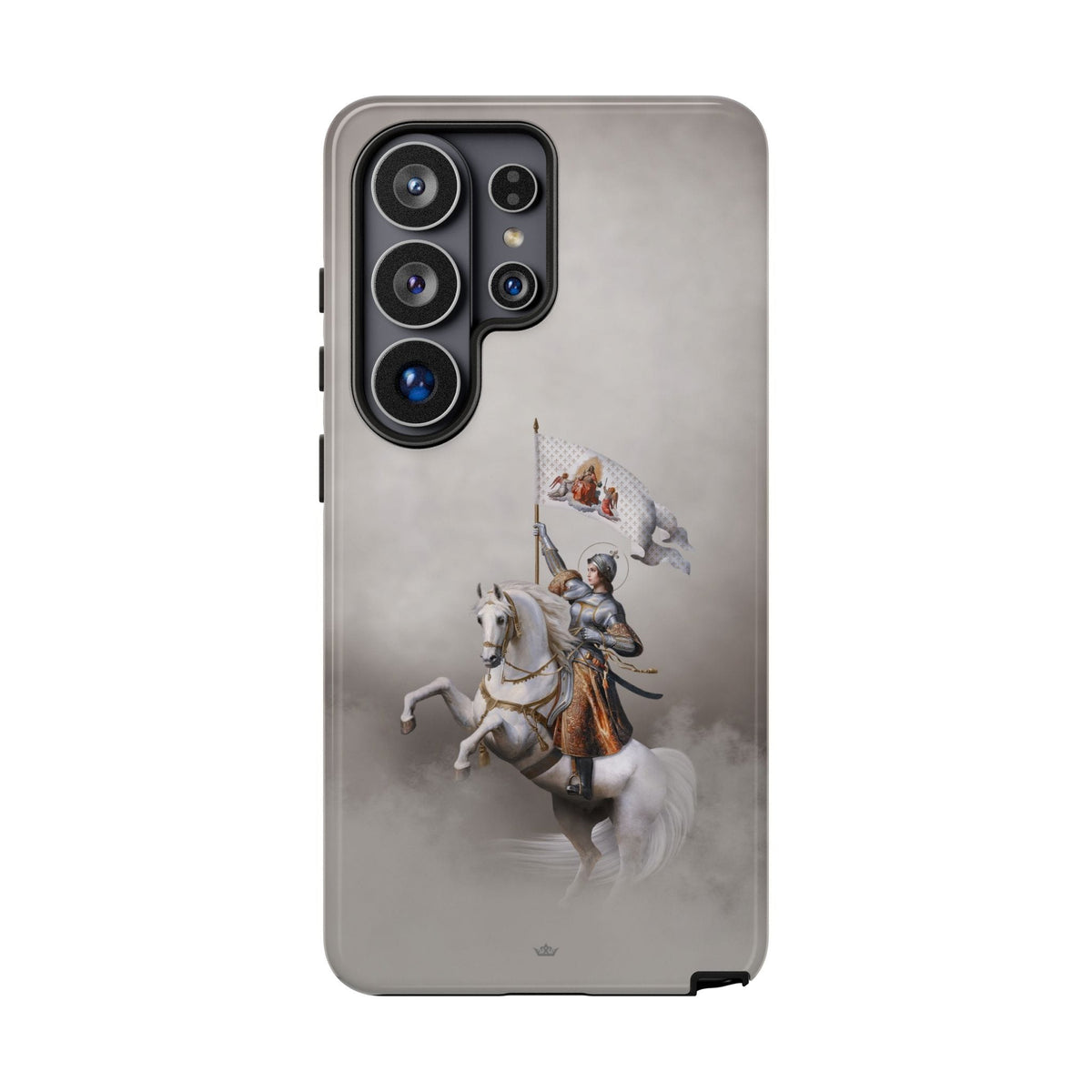 St. Joan of Arc in Battle Hard Phone Case (Light) Copyright VENXARA