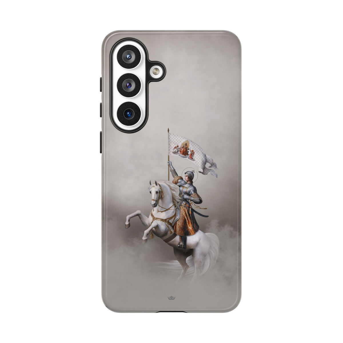 St. Joan of Arc in Battle Hard Phone Case (Light) Copyright VENXARA