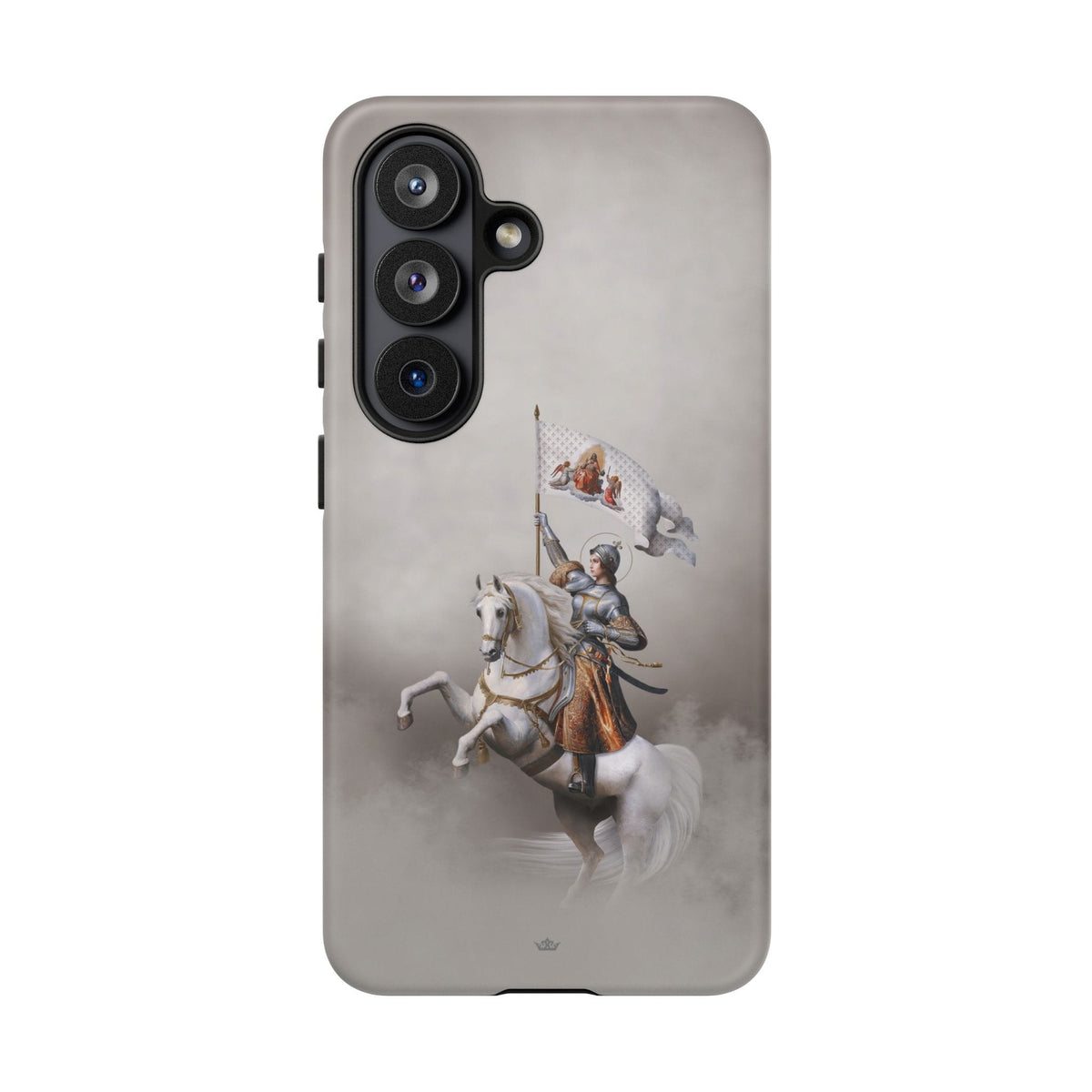 St. Joan of Arc in Battle Hard Phone Case (Light) Copyright VENXARA