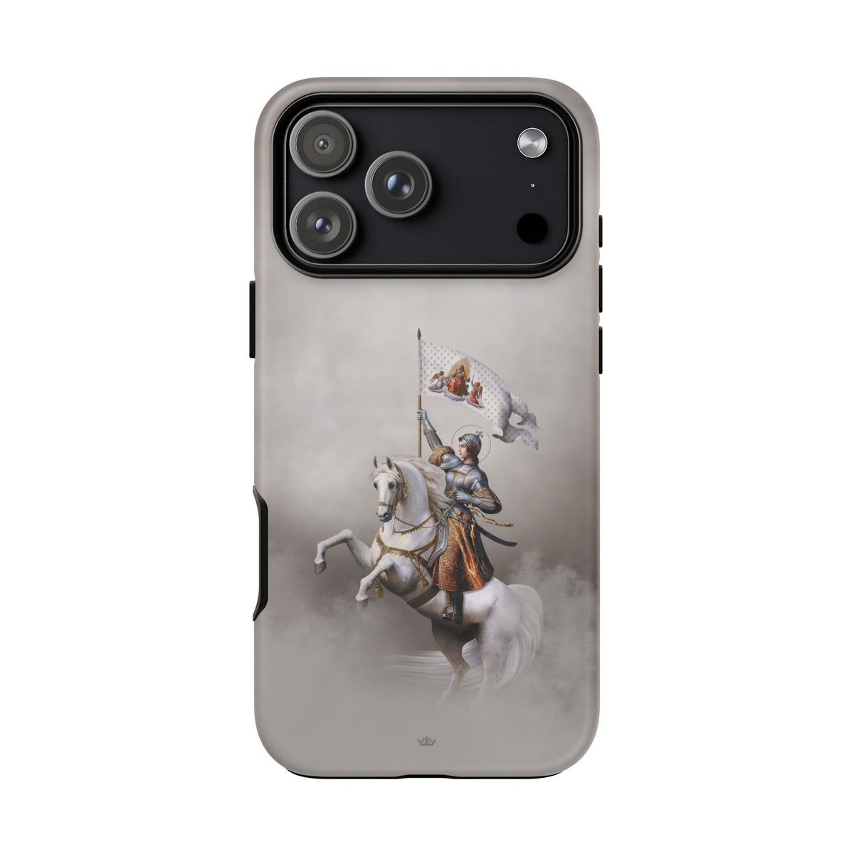 St. Joan of Arc in Battle Hard Phone Case (Light) Copyright VENXARA