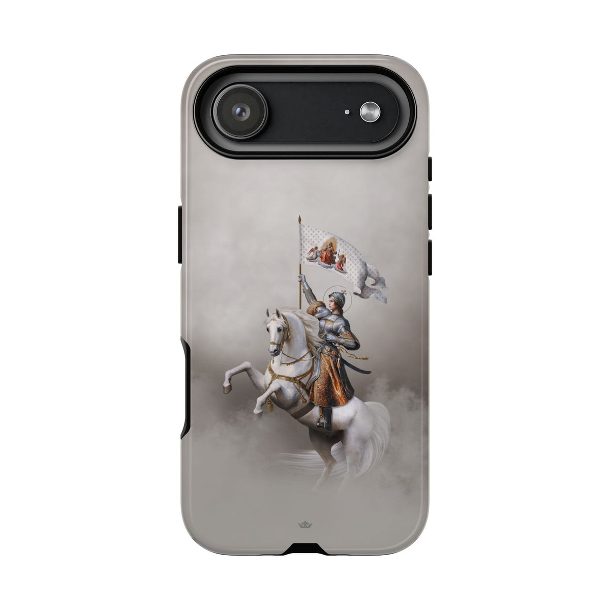 St. Joan of Arc in Battle Hard Phone Case (Light) Copyright VENXARA