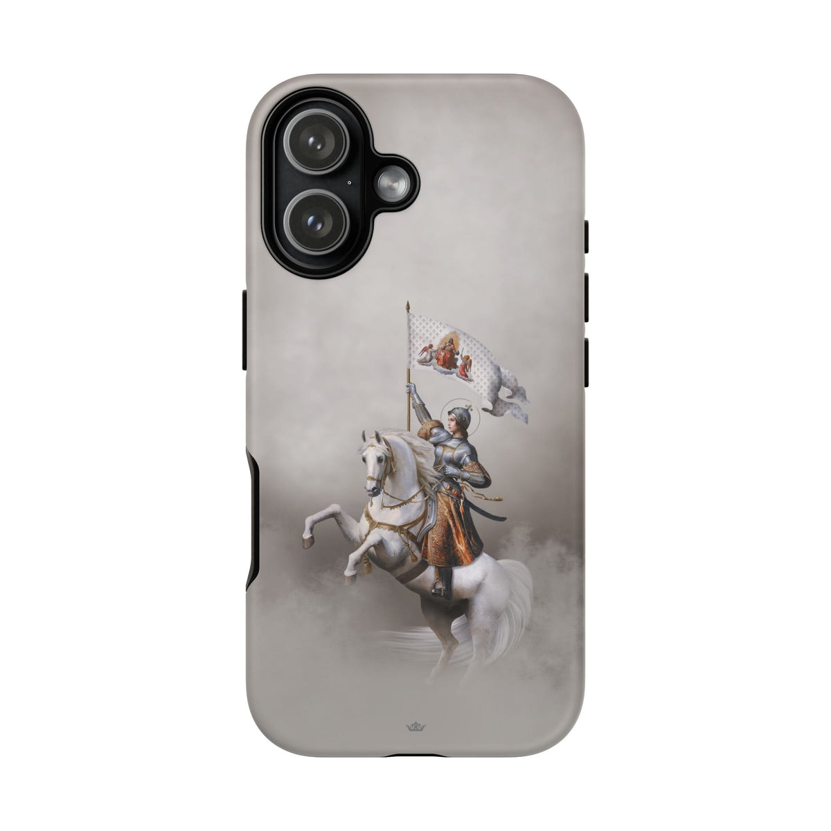 St. Joan of Arc in Battle Hard Phone Case (Light) Copyright VENXARA
