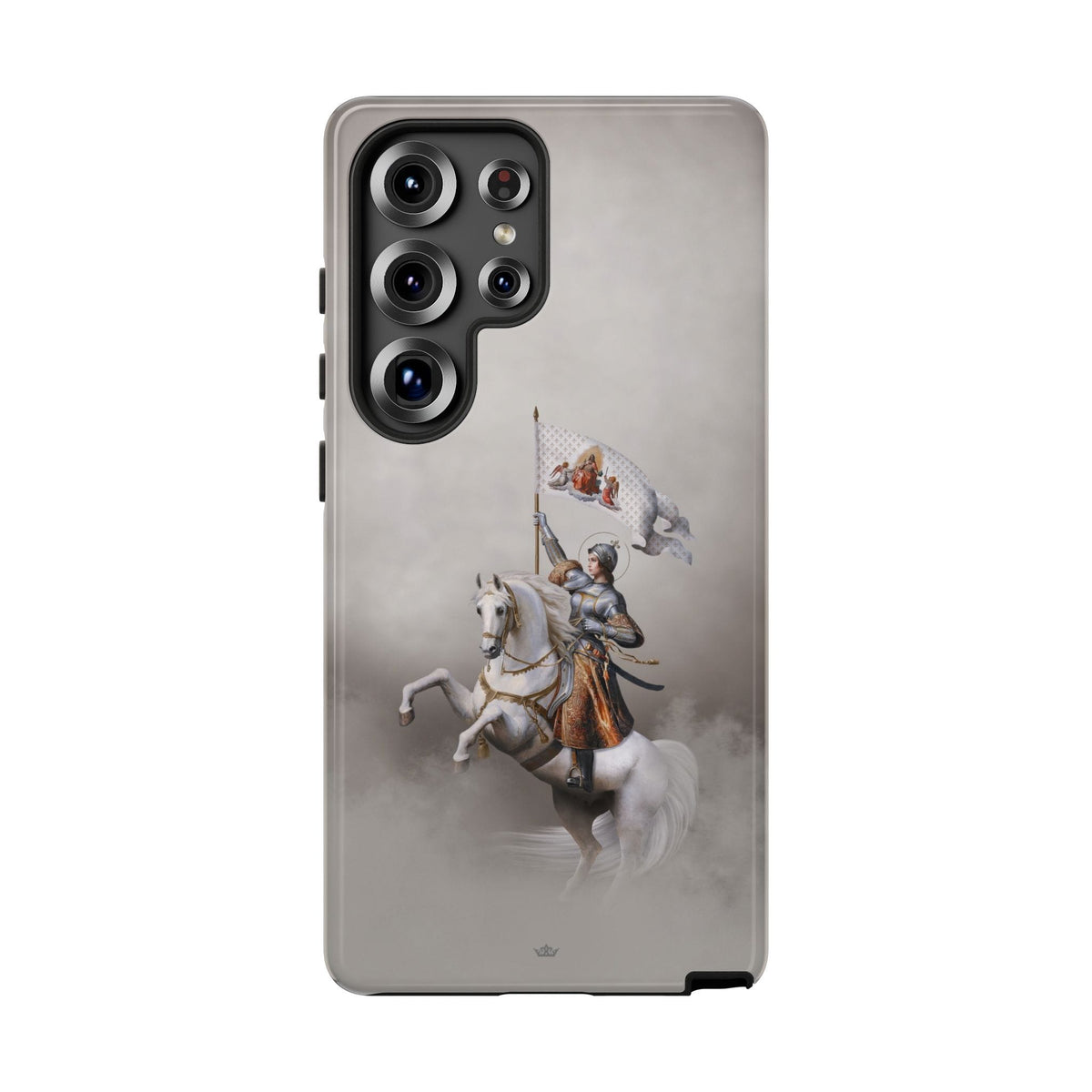 St. Joan of Arc in Battle Hard Phone Case (Light) Copyright VENXARA