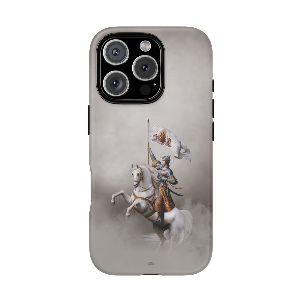 St. Joan of Arc in Battle Hard Phone Case (Light) Copyright VENXARA
