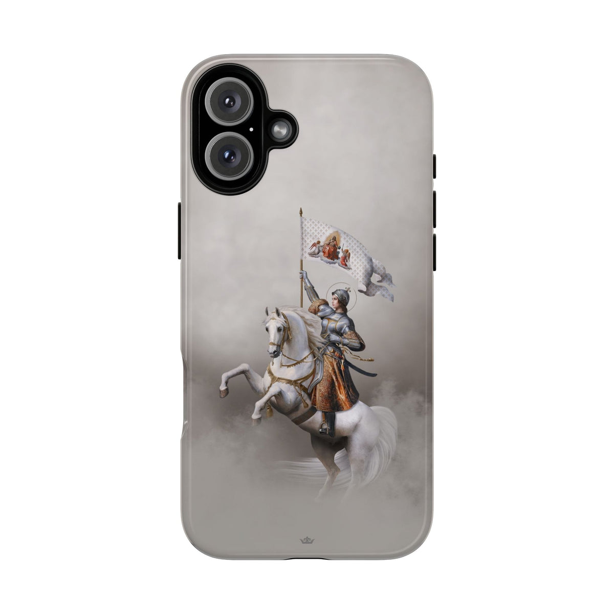 St. Joan of Arc in Battle Hard Phone Case (Light) Copyright VENXARA