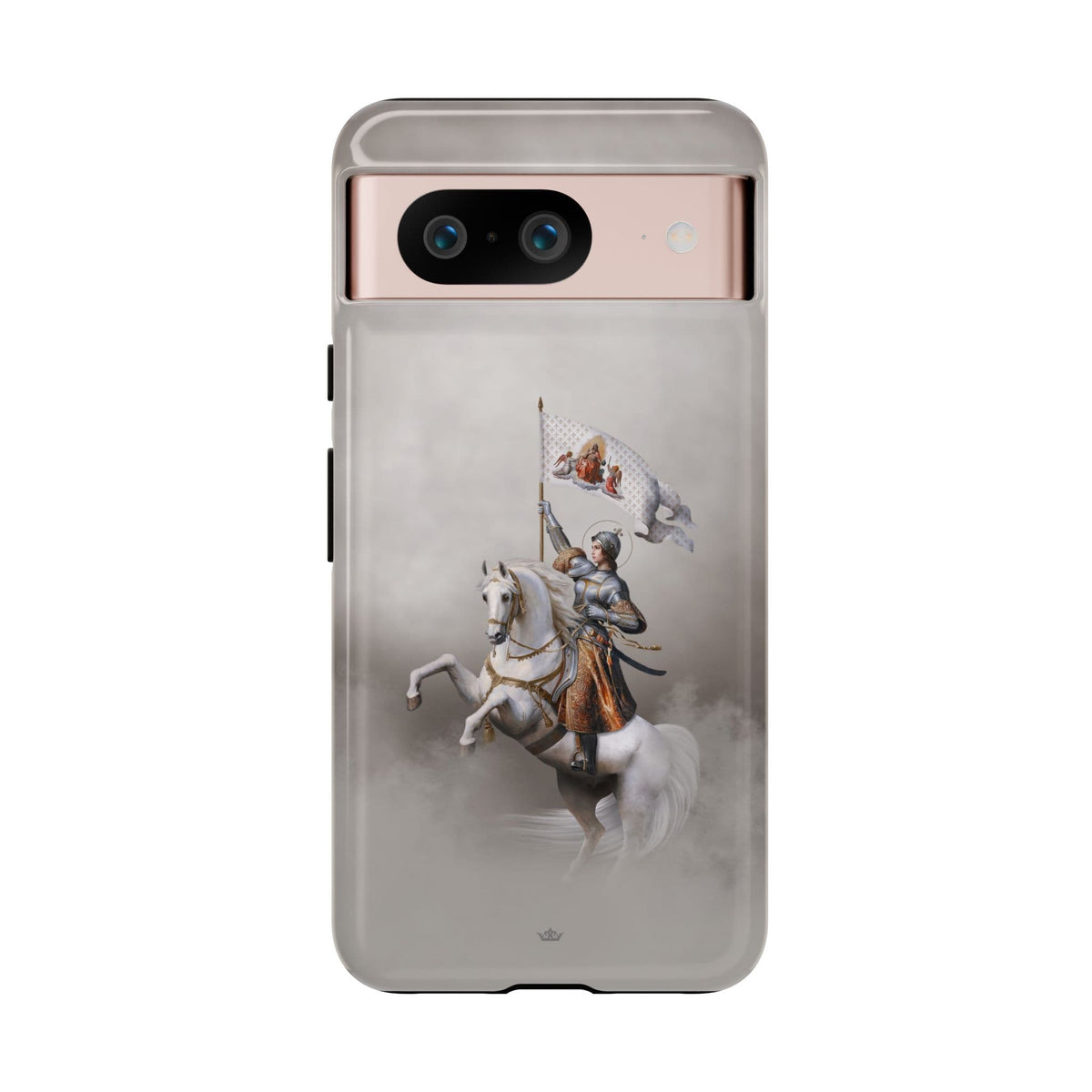 St. Joan of Arc in Battle Hard Phone Case (Light) Copyright VENXARA