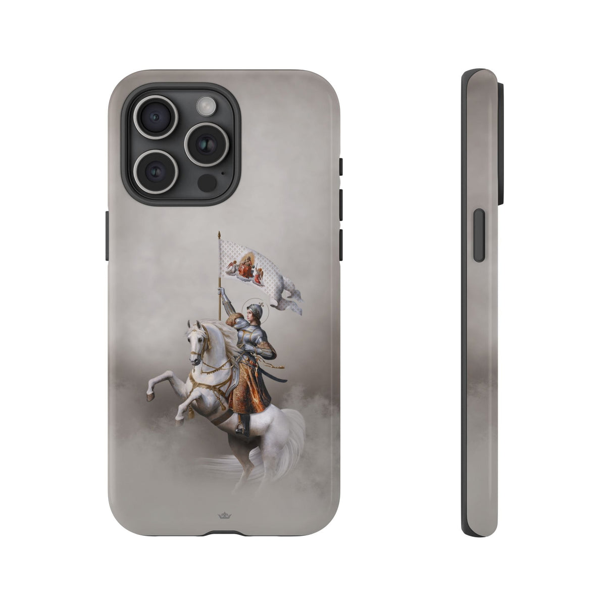 St. Joan of Arc in Battle Hard Phone Case (Light) Copyright VENXARA