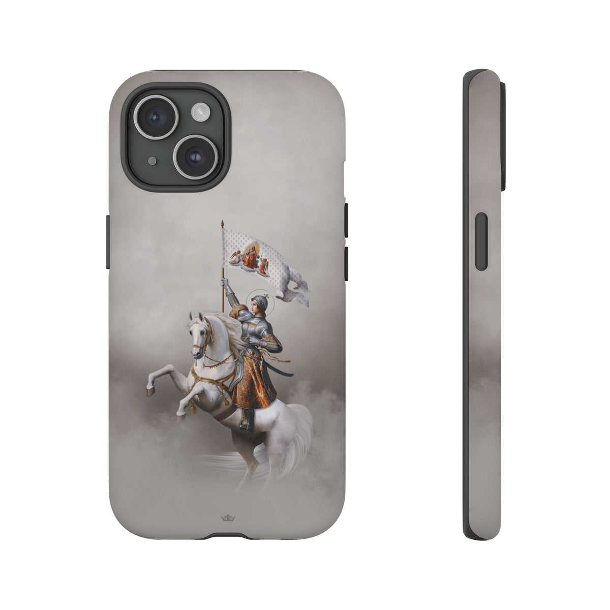 St. Joan of Arc in Battle Hard Phone Case (Light) Copyright VENXARA