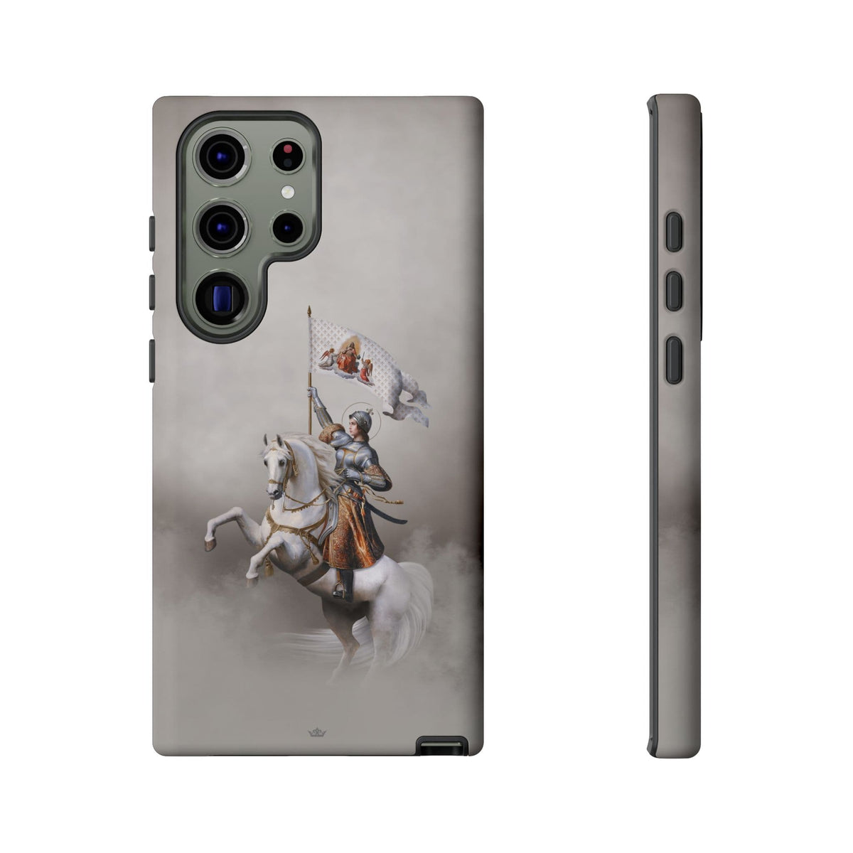 St. Joan of Arc in Battle Hard Phone Case (Light) Copyright VENXARA