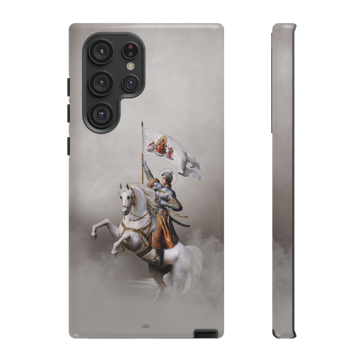 St. Joan of Arc in Battle Hard Phone Case (Light) Copyright VENXARA