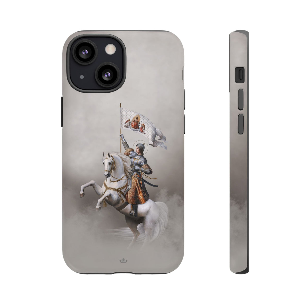 St. Joan of Arc in Battle Hard Phone Case (Light) Copyright VENXARA