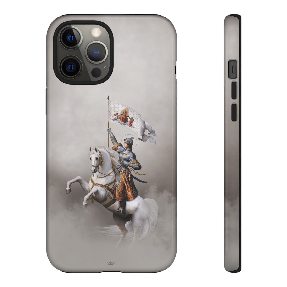St. Joan of Arc in Battle Hard Phone Case (Light) Copyright VENXARA