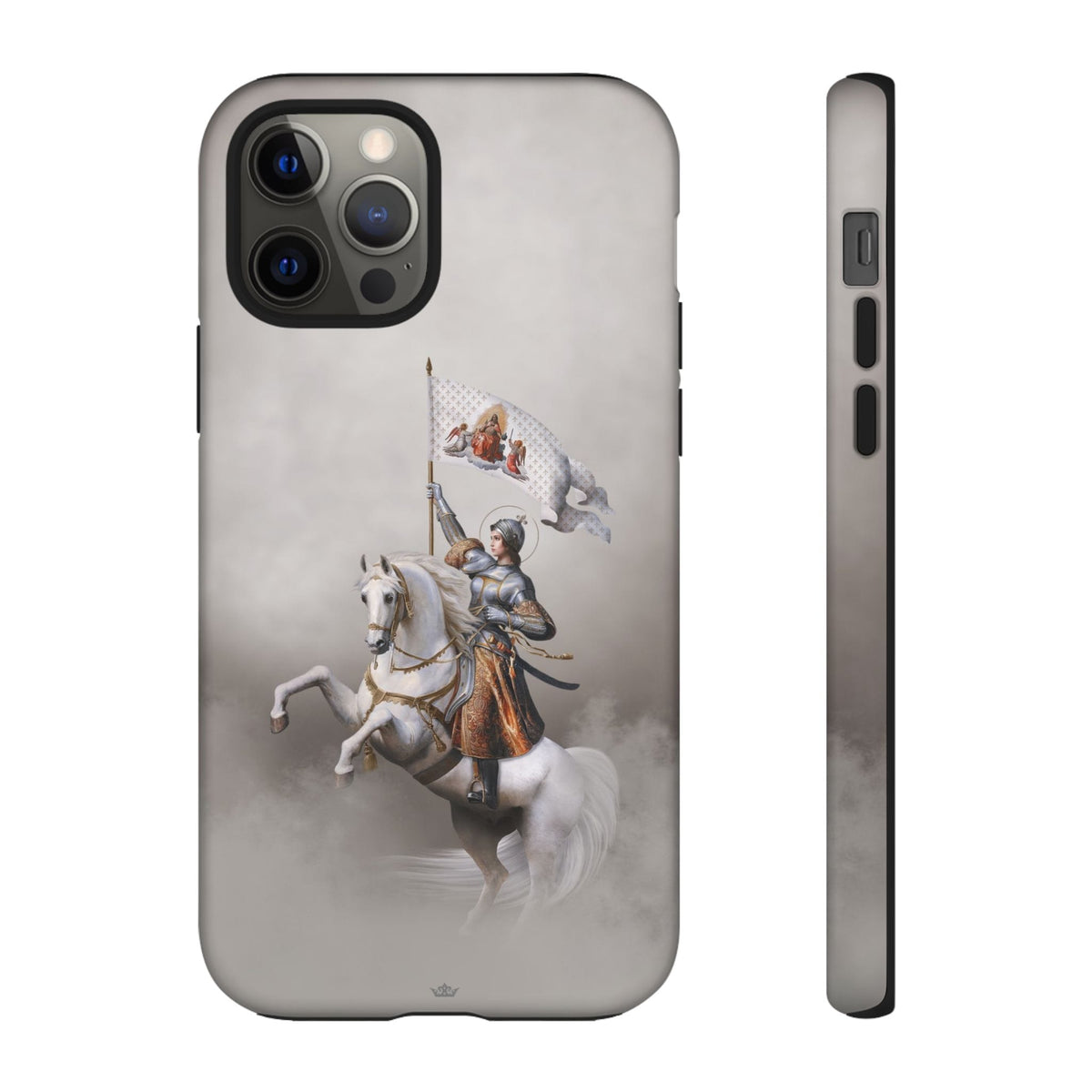 St. Joan of Arc in Battle Hard Phone Case (Light) Copyright VENXARA