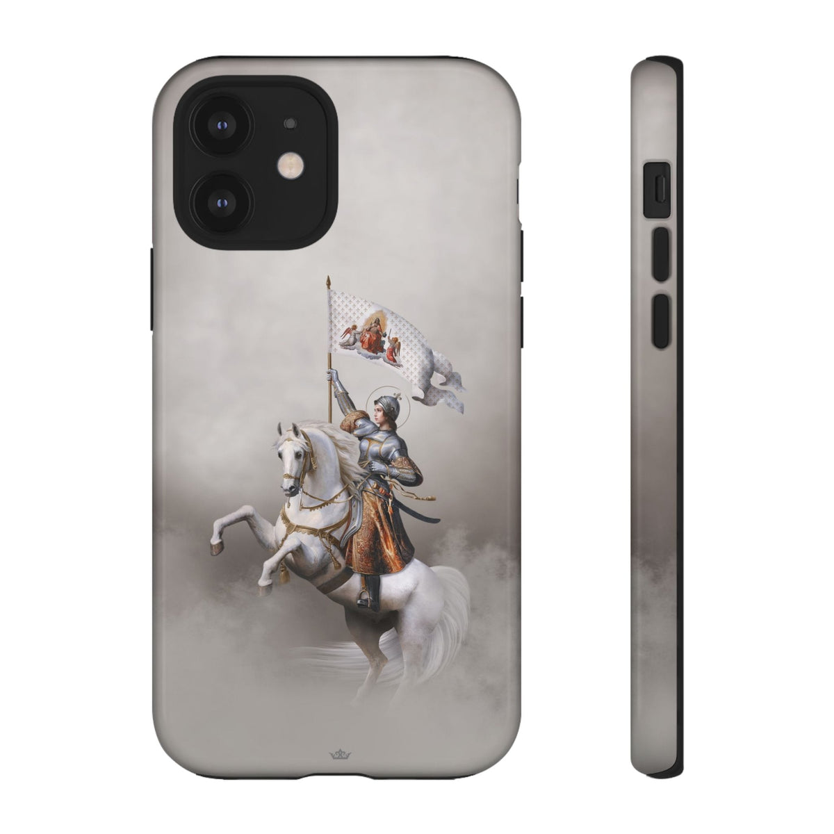 St. Joan of Arc in Battle Hard Phone Case (Light) Copyright VENXARA