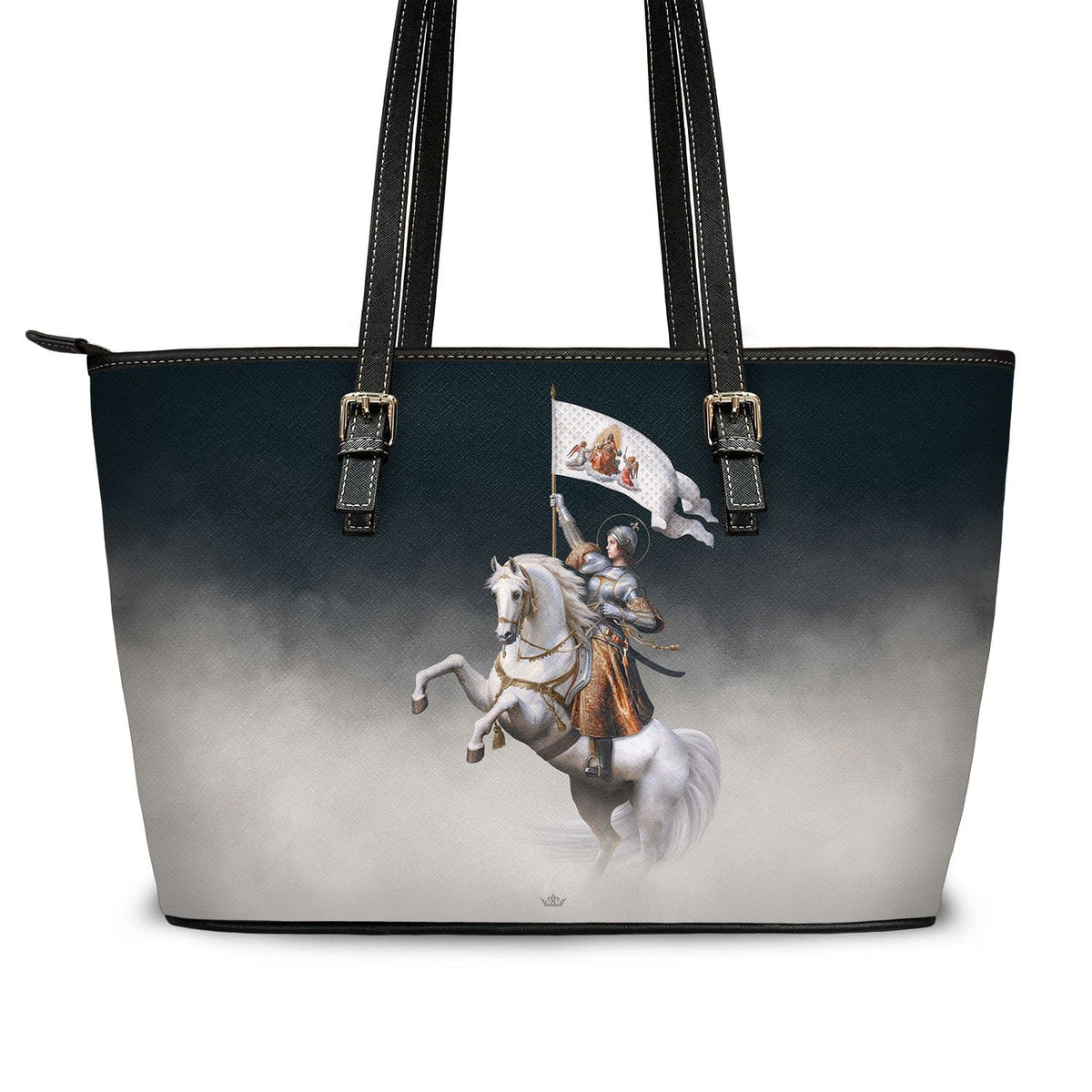 St. Joan of Arc in Battle Tote Bag (Dust) Copyright VENXARA