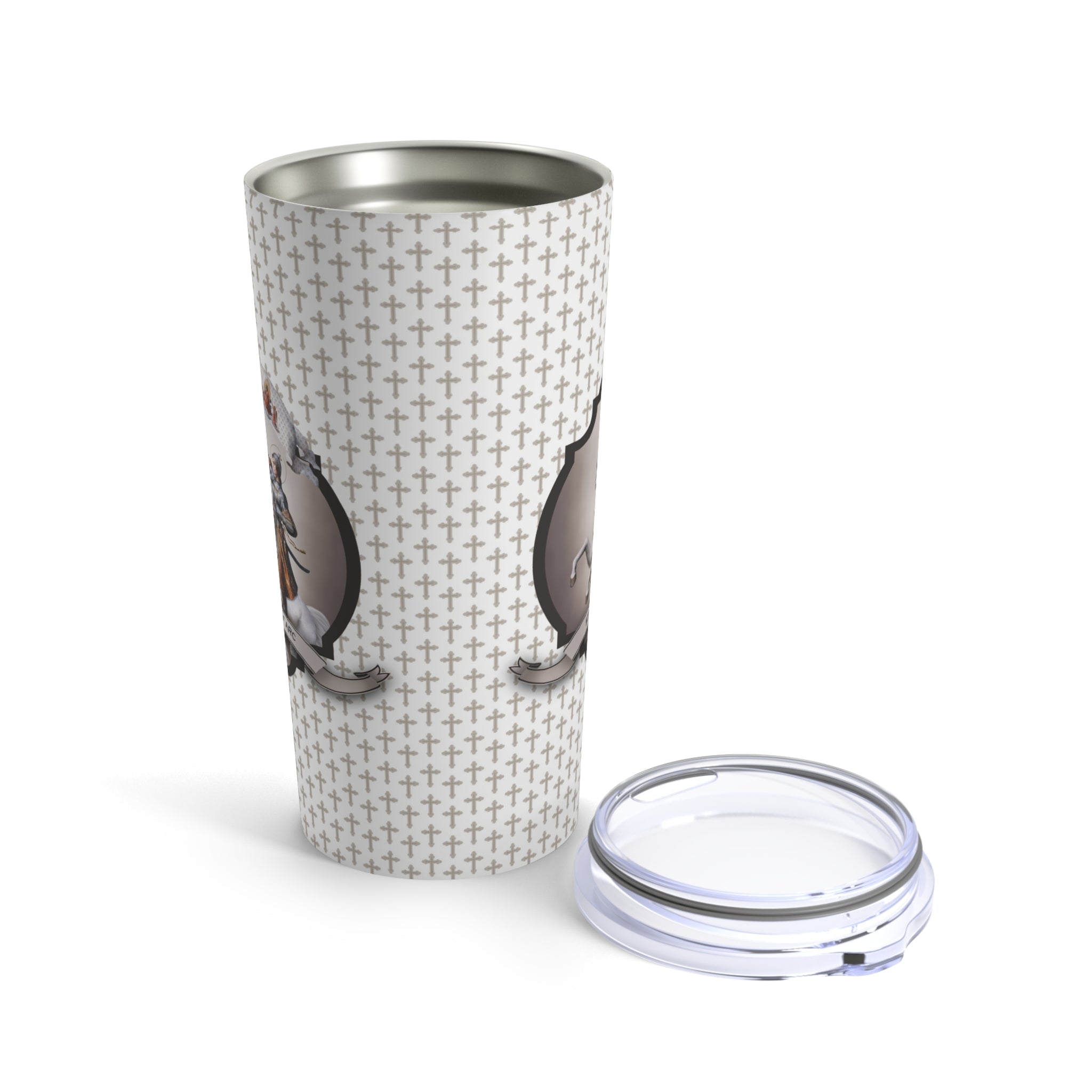 St. Joan of Arc In Battle Tumbler 20 oz. - VENXARA®