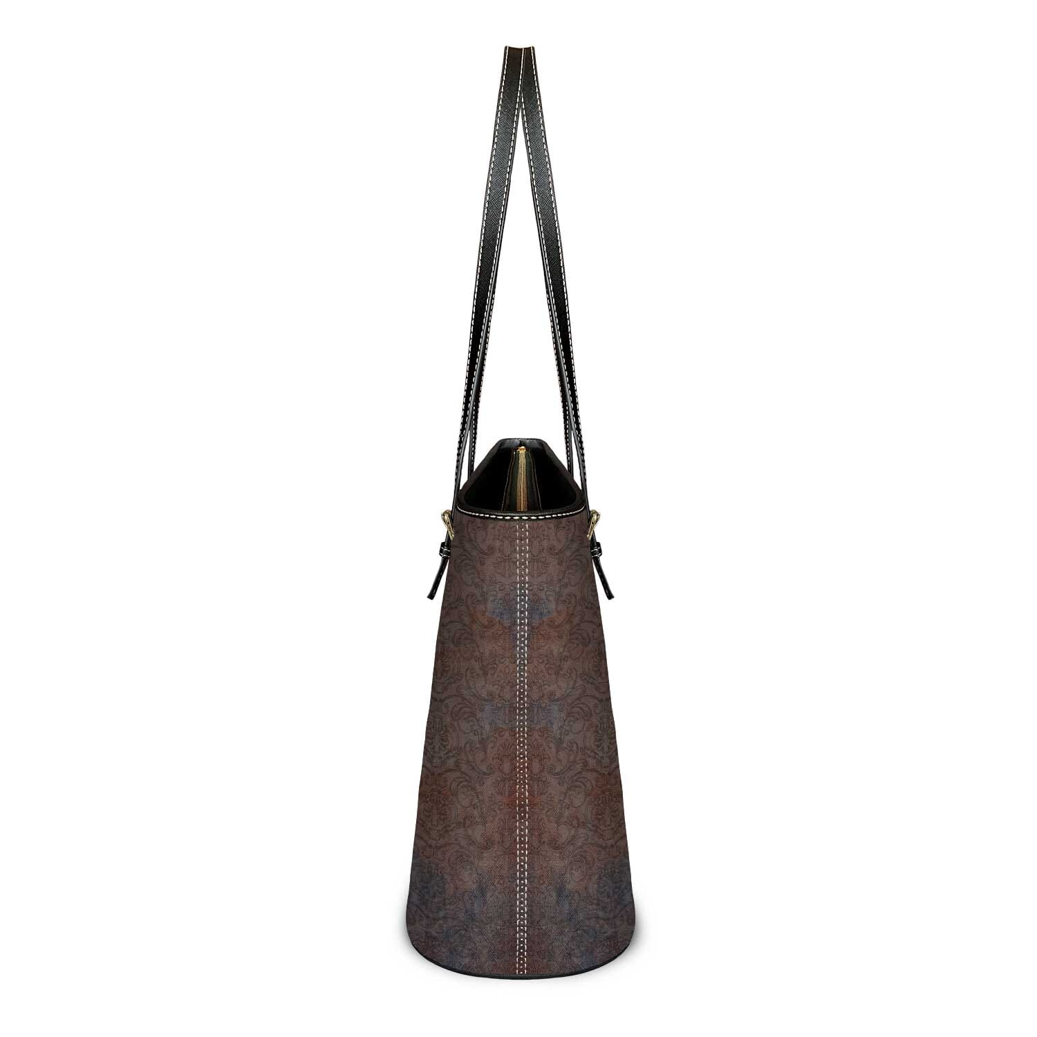 St. Joan of Arc Tote Bag (Damask Patina) - VENXARA®
