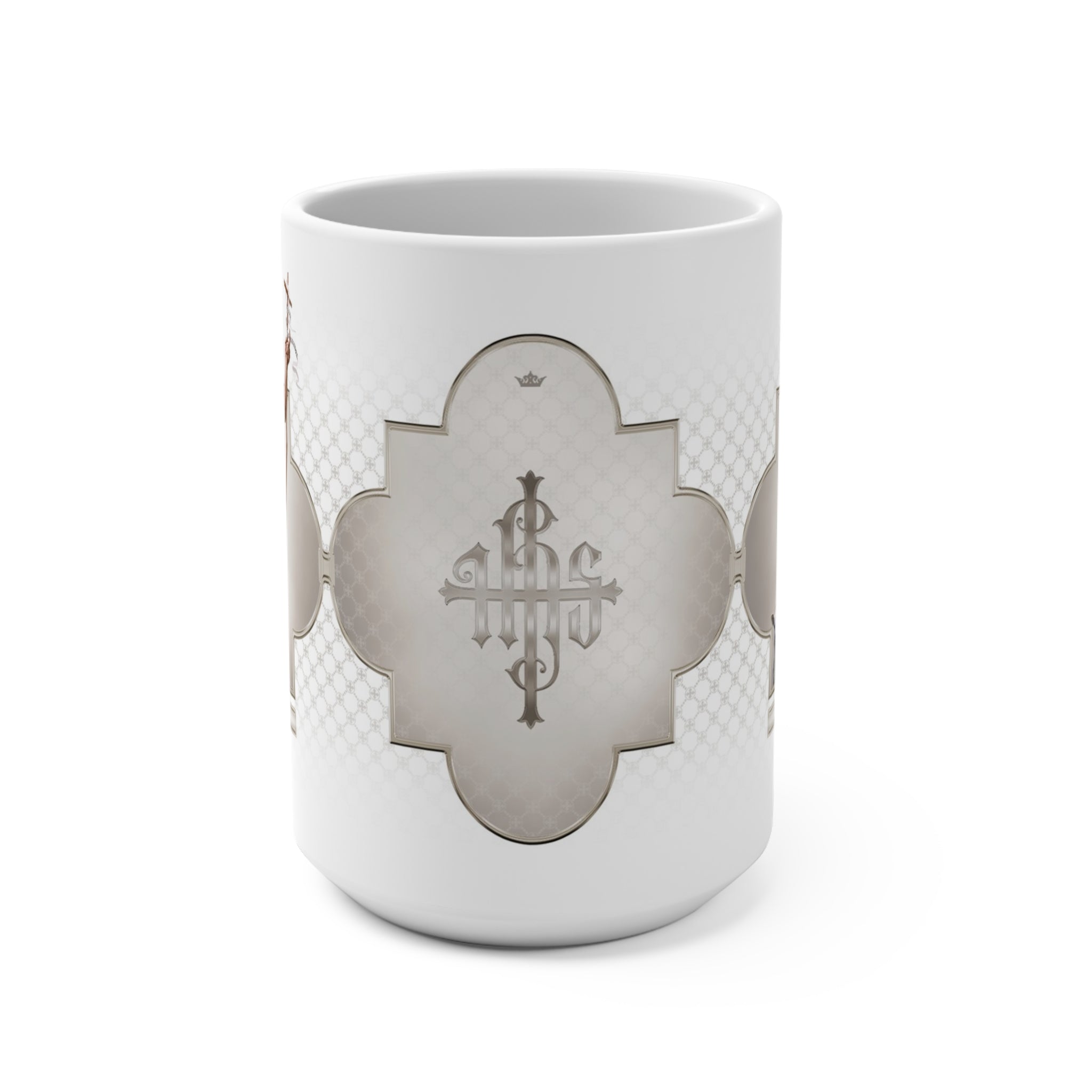 St. John the Baptist Ceramic Mug (White 15 oz) - VENXARA®