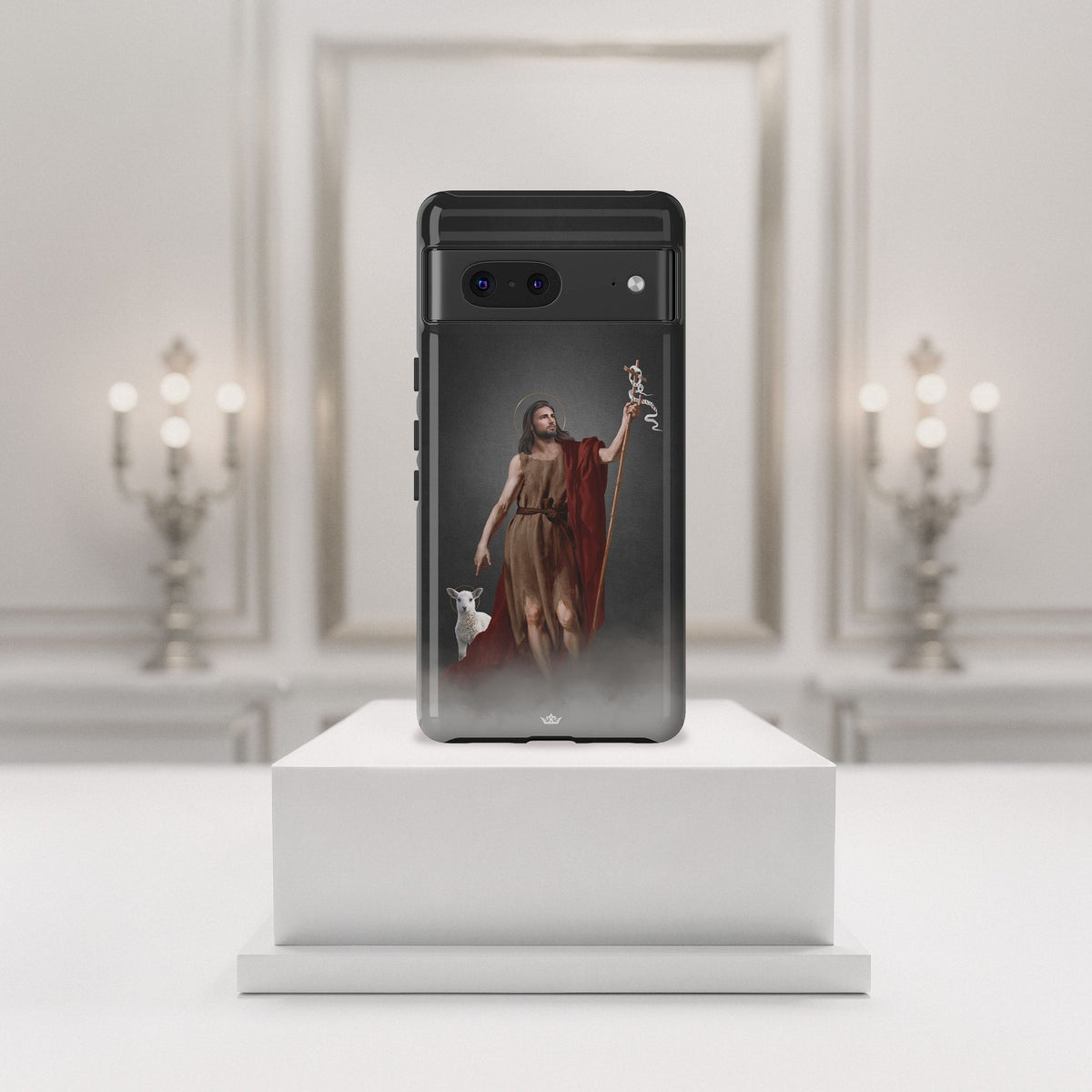 St. John the Baptist Hard Phone Case (Dark) Copyright VENXARA