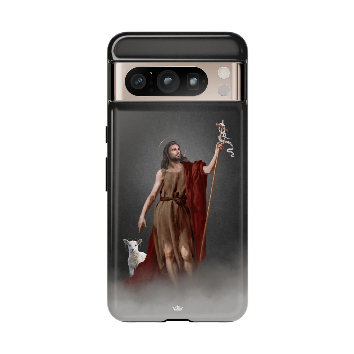 St. John the Baptist Hard Phone Case (Dark) Copyright VENXARA