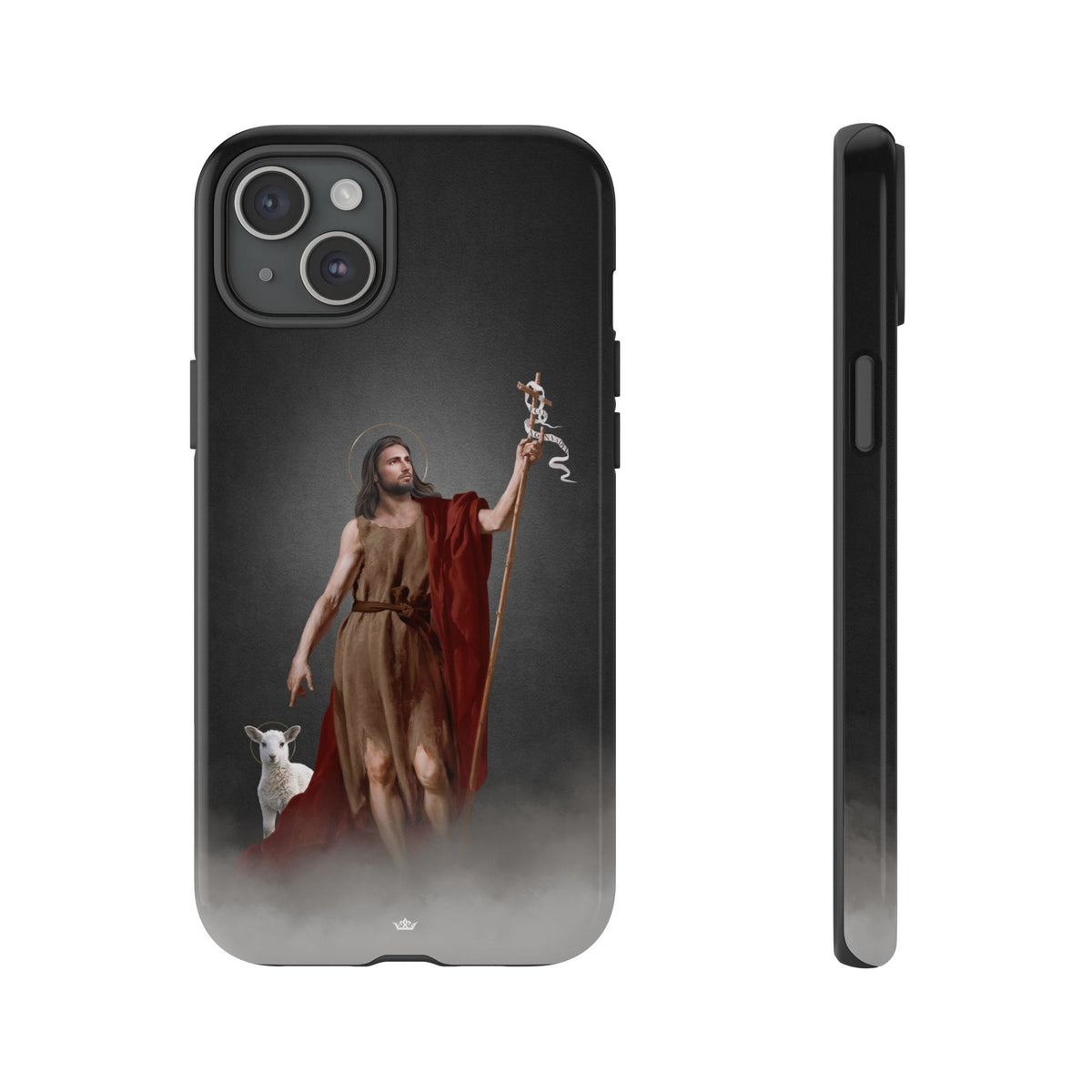 St. John the Baptist Hard Phone Case (Dark) Copyright VENXARA