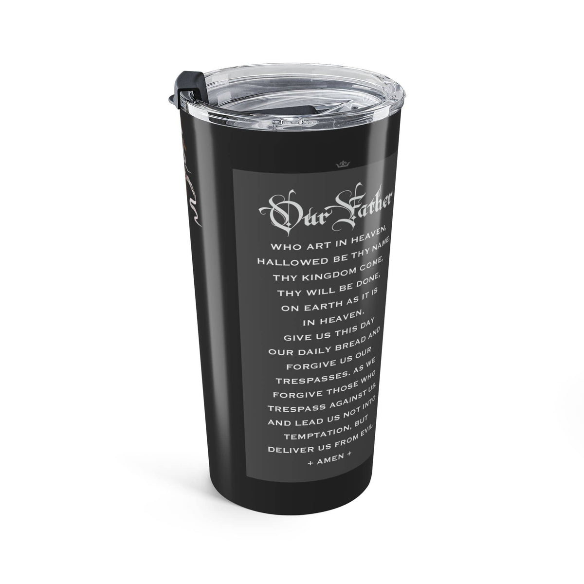 St. John the Baptist Lord's Prayer Tumbler (Ash 20 oz) Copyright VENXARA
