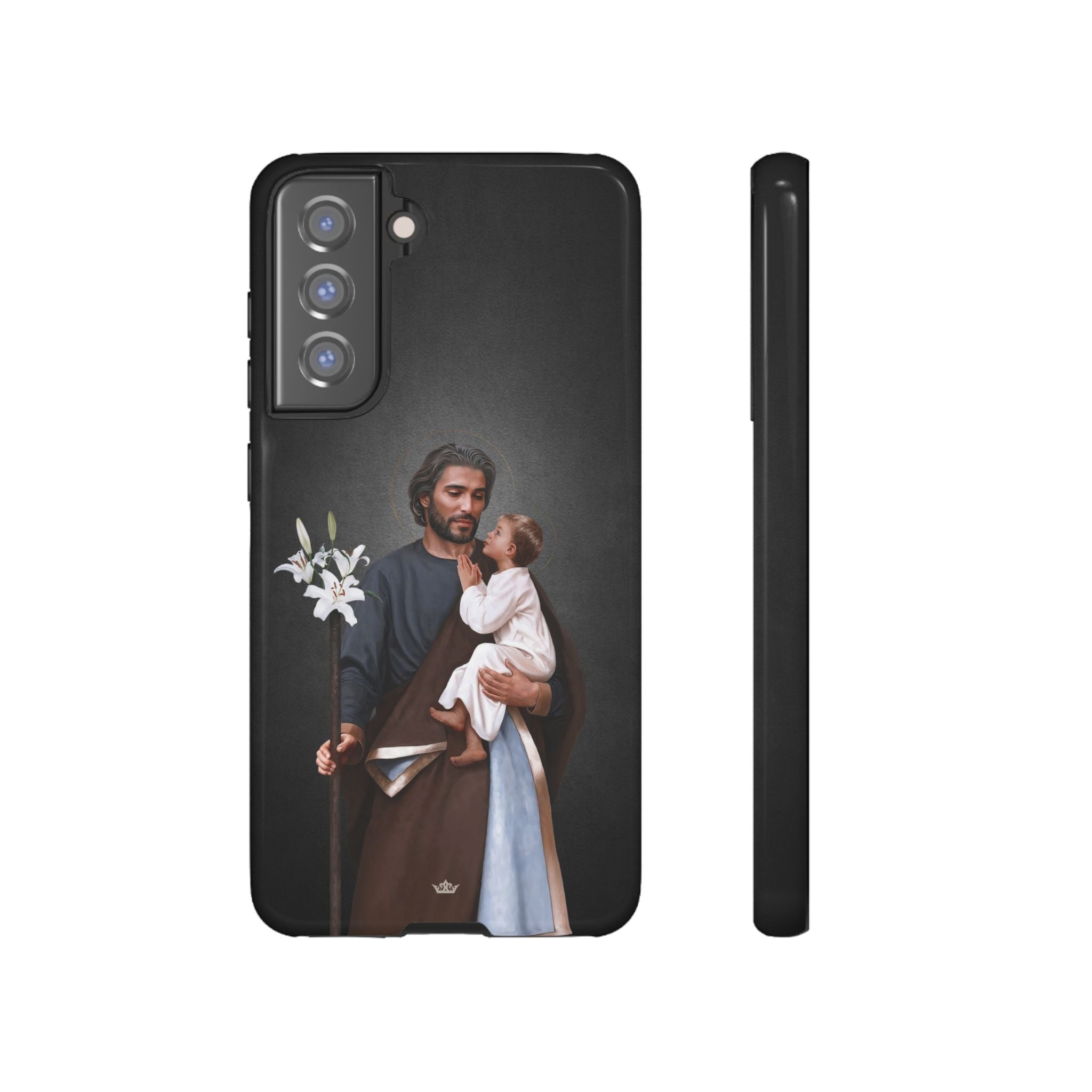 St. Joseph Hard Phone Case (Dark) - VENXARA®