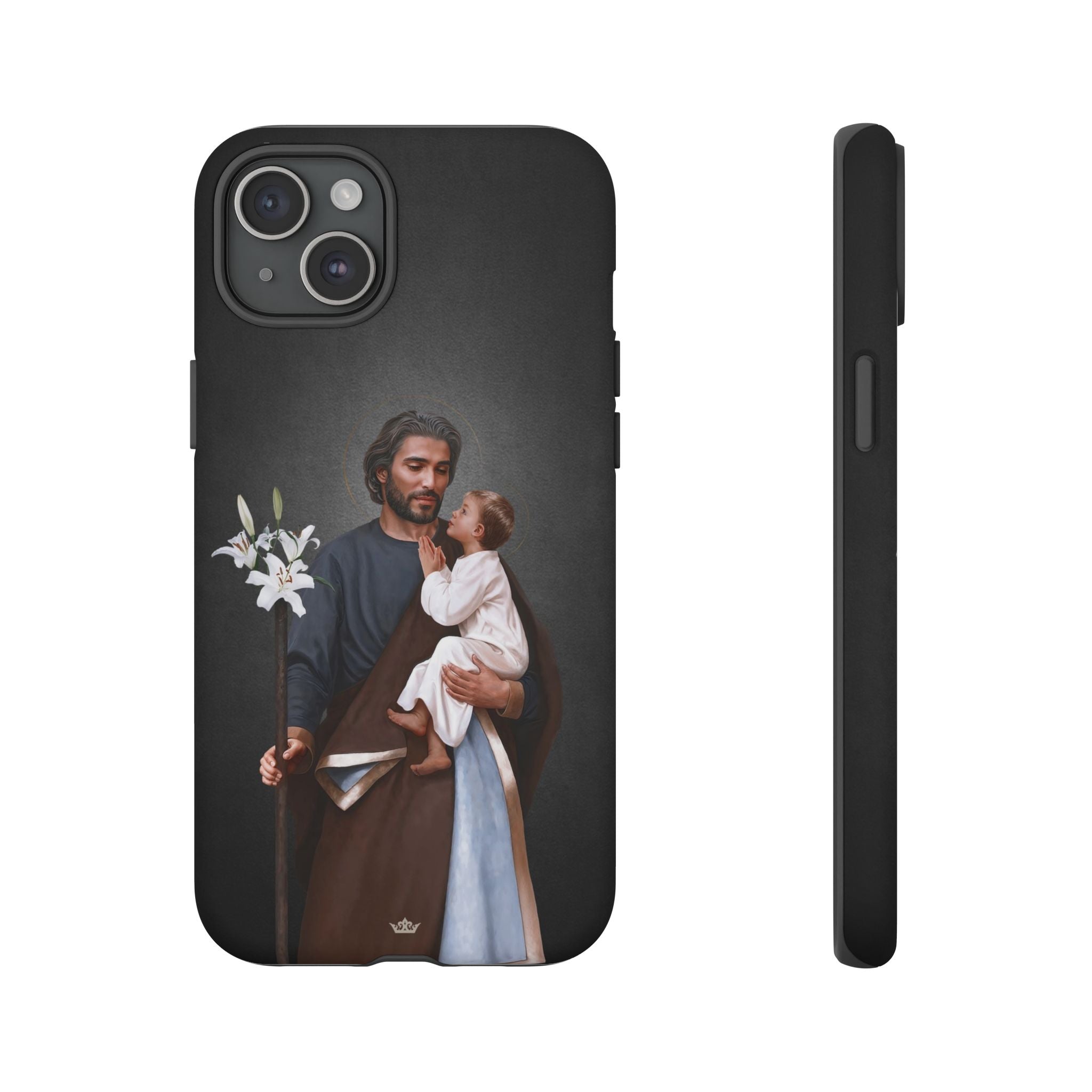 St. Joseph Hard Phone Case (Dark) - VENXARA®