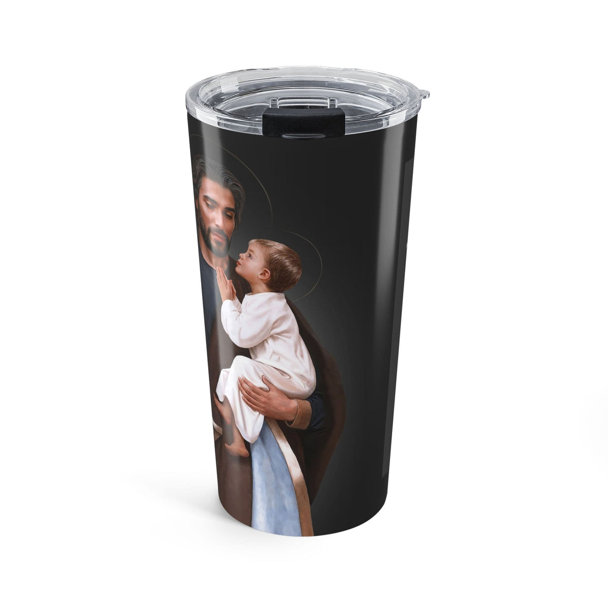St. Joseph Lord's Prayer Tumbler (Ash 20 oz) Copyright VENXARA