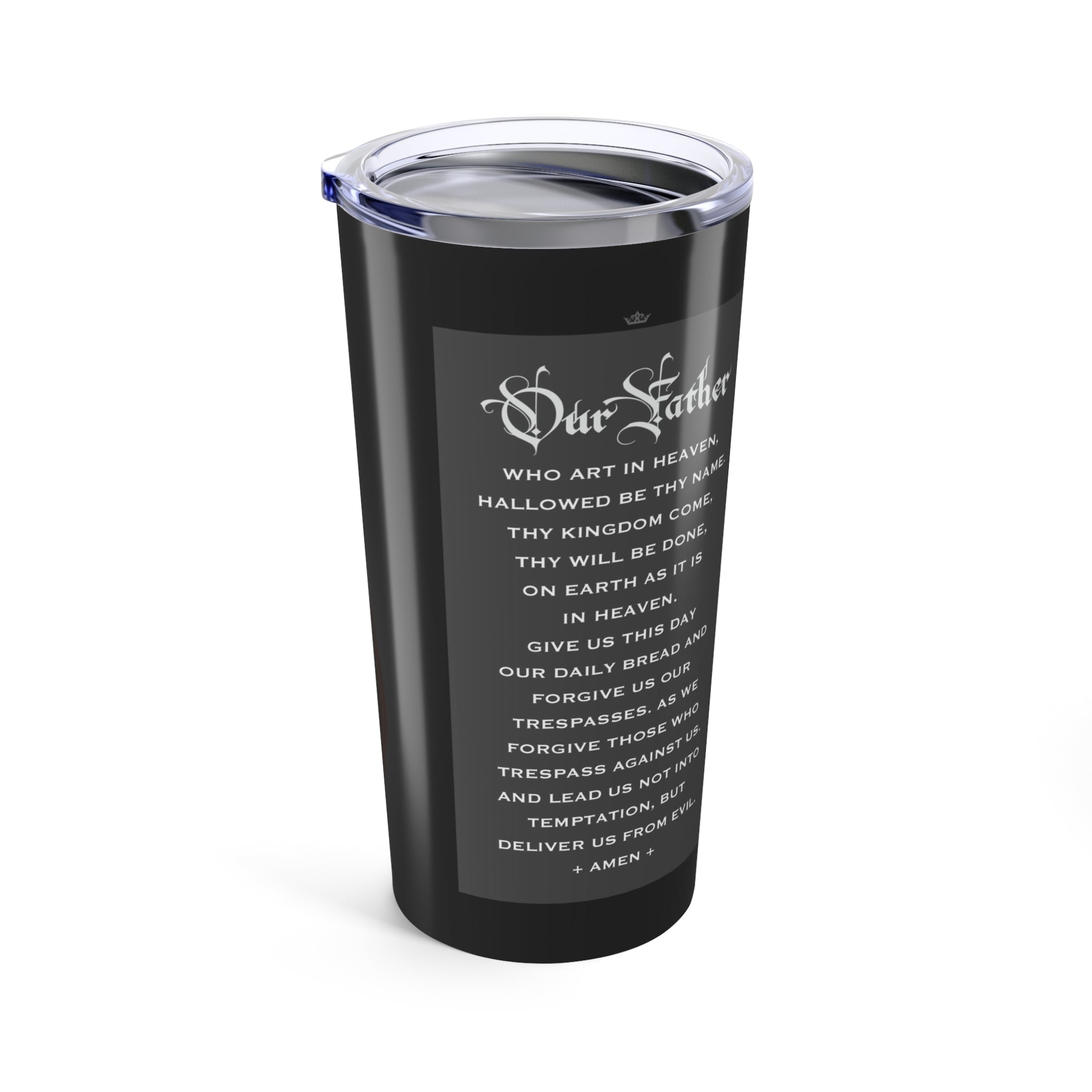 St. Joseph Lord's Prayer Tumbler 20 oz. (Ash) - VENXARA®