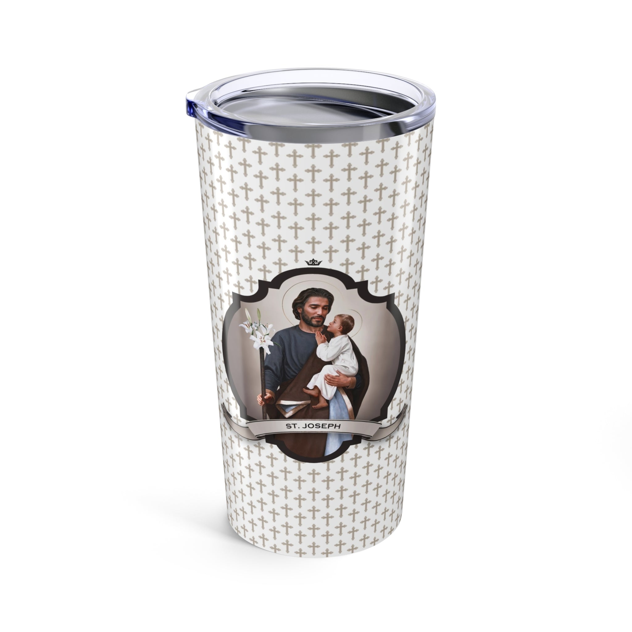 St. Joseph Tumbler (Crosses 20 oz) - VENXARA®