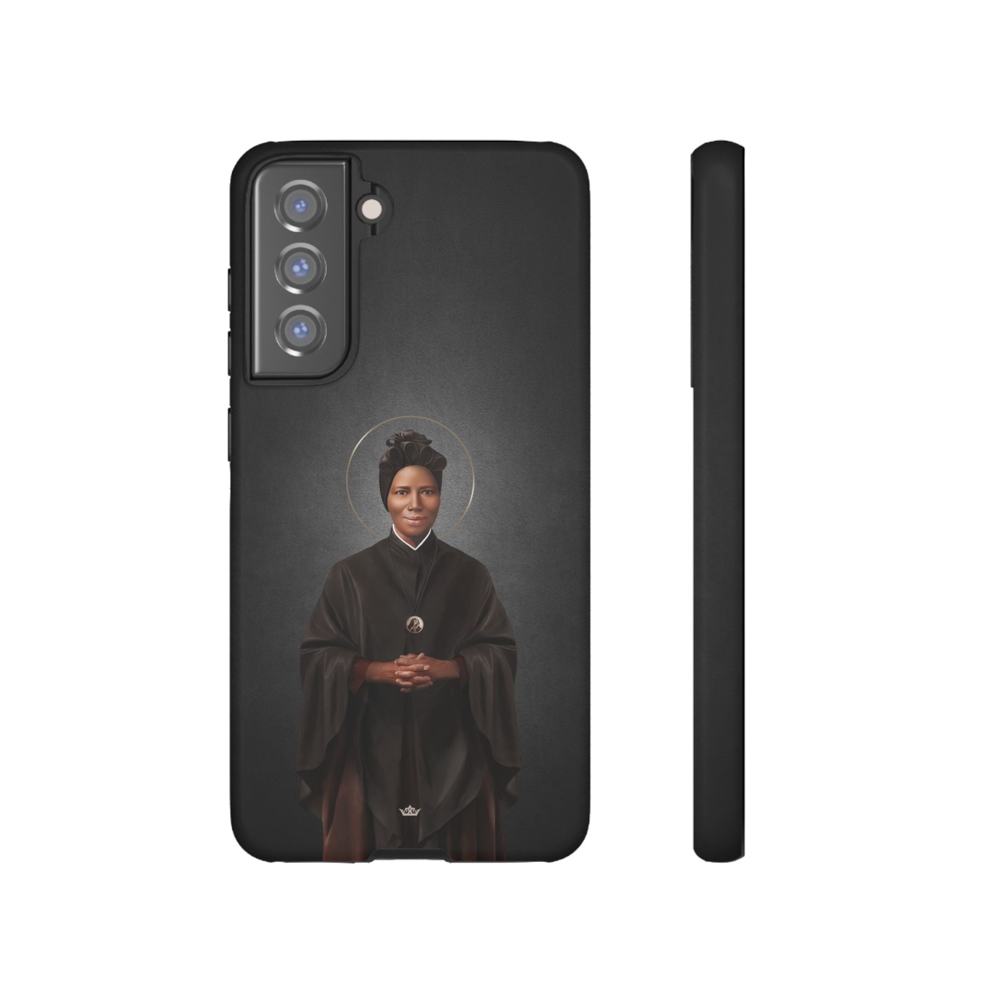 St. Josephine Bakhita Hard Phone Case (Dark) - VENXARA®
