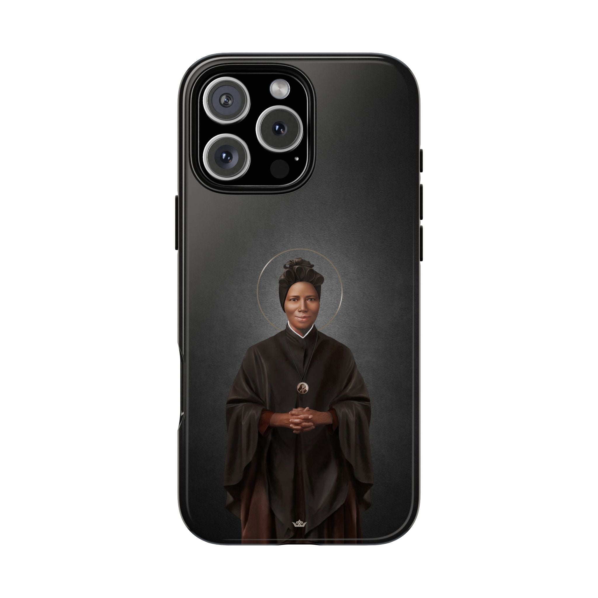 St. Josephine Bakhita Hard Phone Case (Dark) - VENXARA®