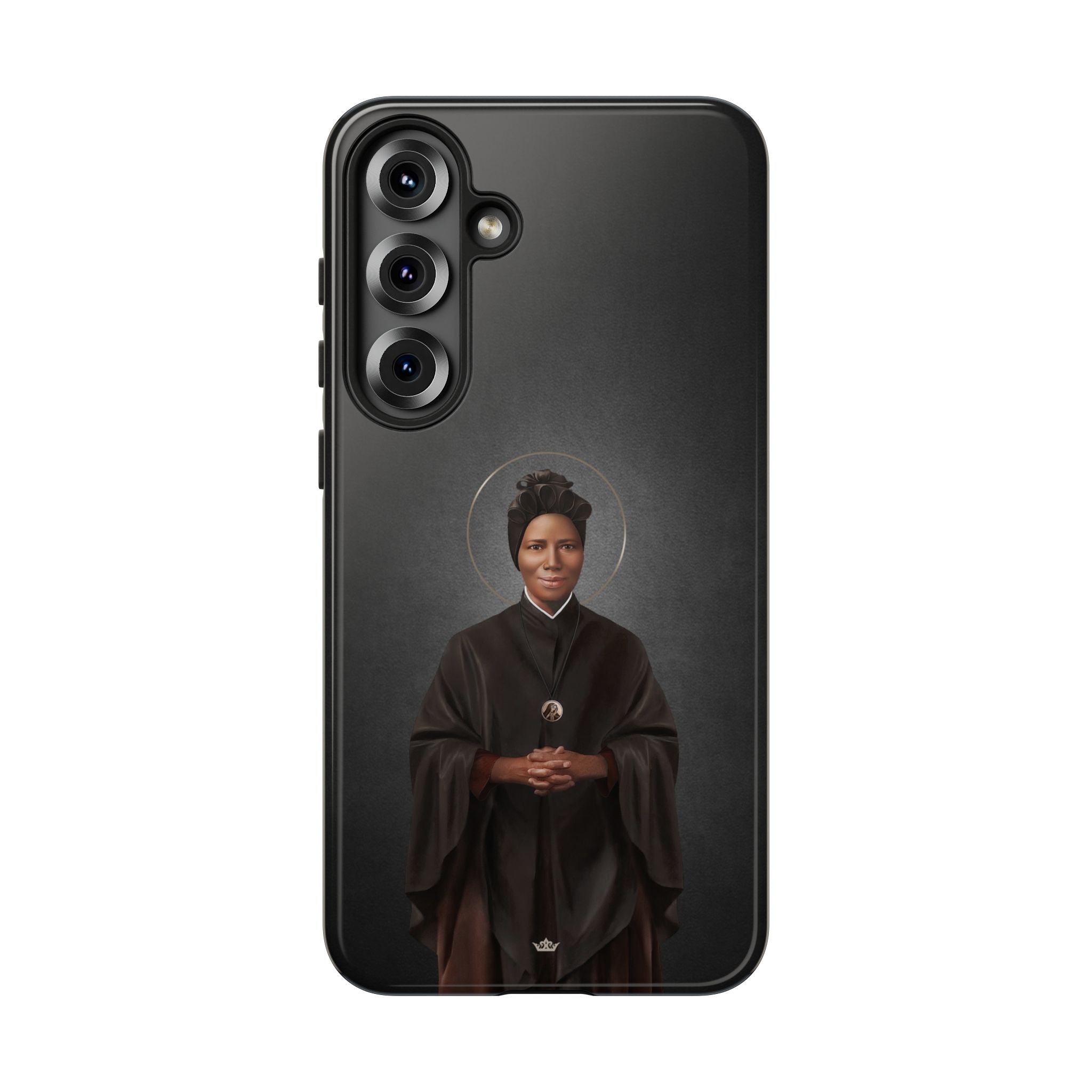 St. Josephine Bakhita Hard Phone Case (Dark) - VENXARA®